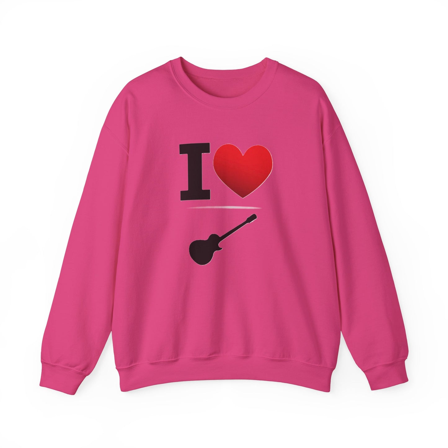 I Heart Guitar - Crewneck Sweatshirt