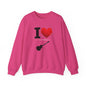 I Heart Guitar - Crewneck Sweatshirt