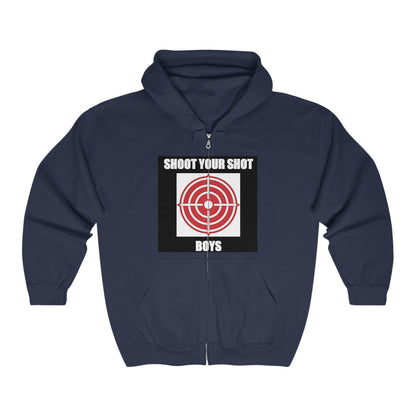 Shoot Shot Boys - Full Zip Hooded Sweatshirt