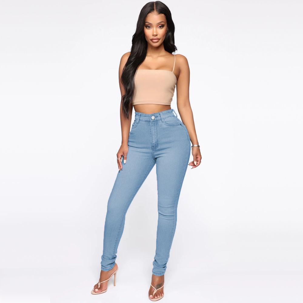 Women's Jeans - High Waist - Slim Style - Better Mode