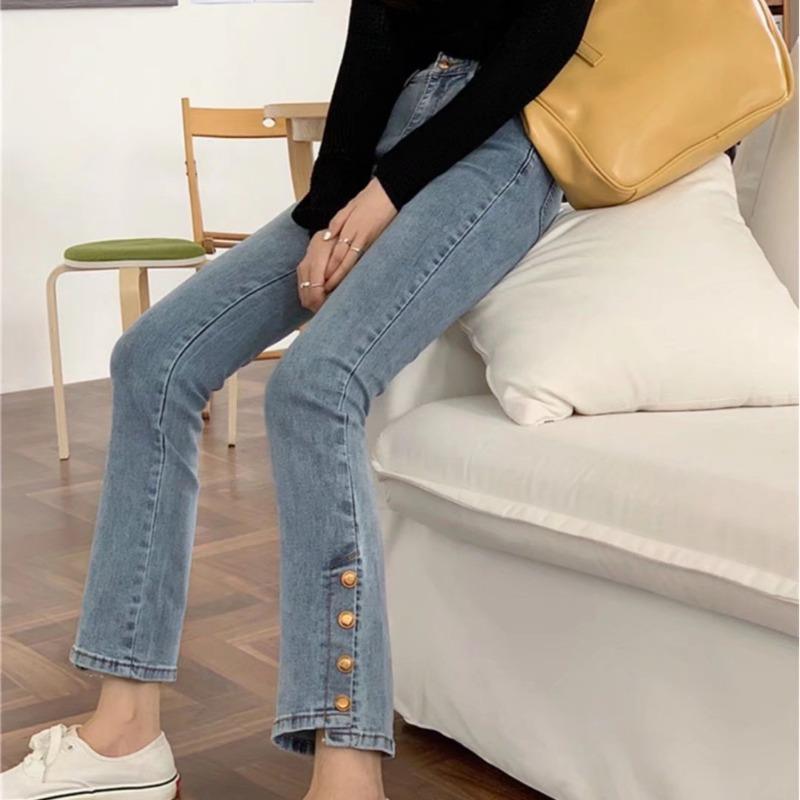 Women's Jeans - High Waist - Slimming - Retro Style - Better Mode