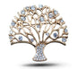 Rhinestone Small Tree Brooch - Better Mode