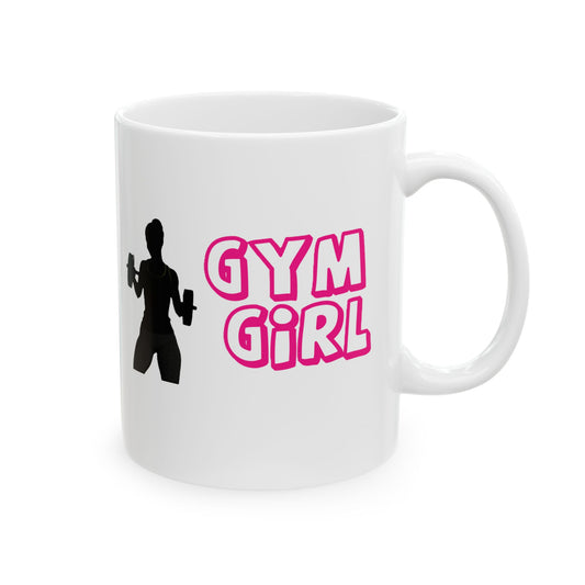 Gym Girl Ceramic Mug