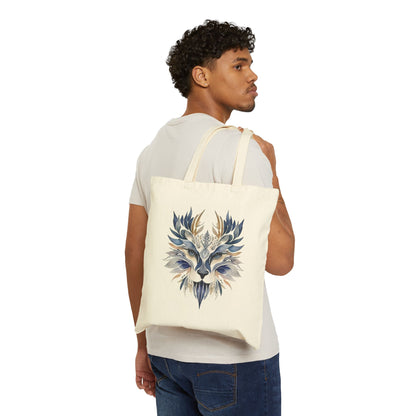 Floral Lion Tote Bag