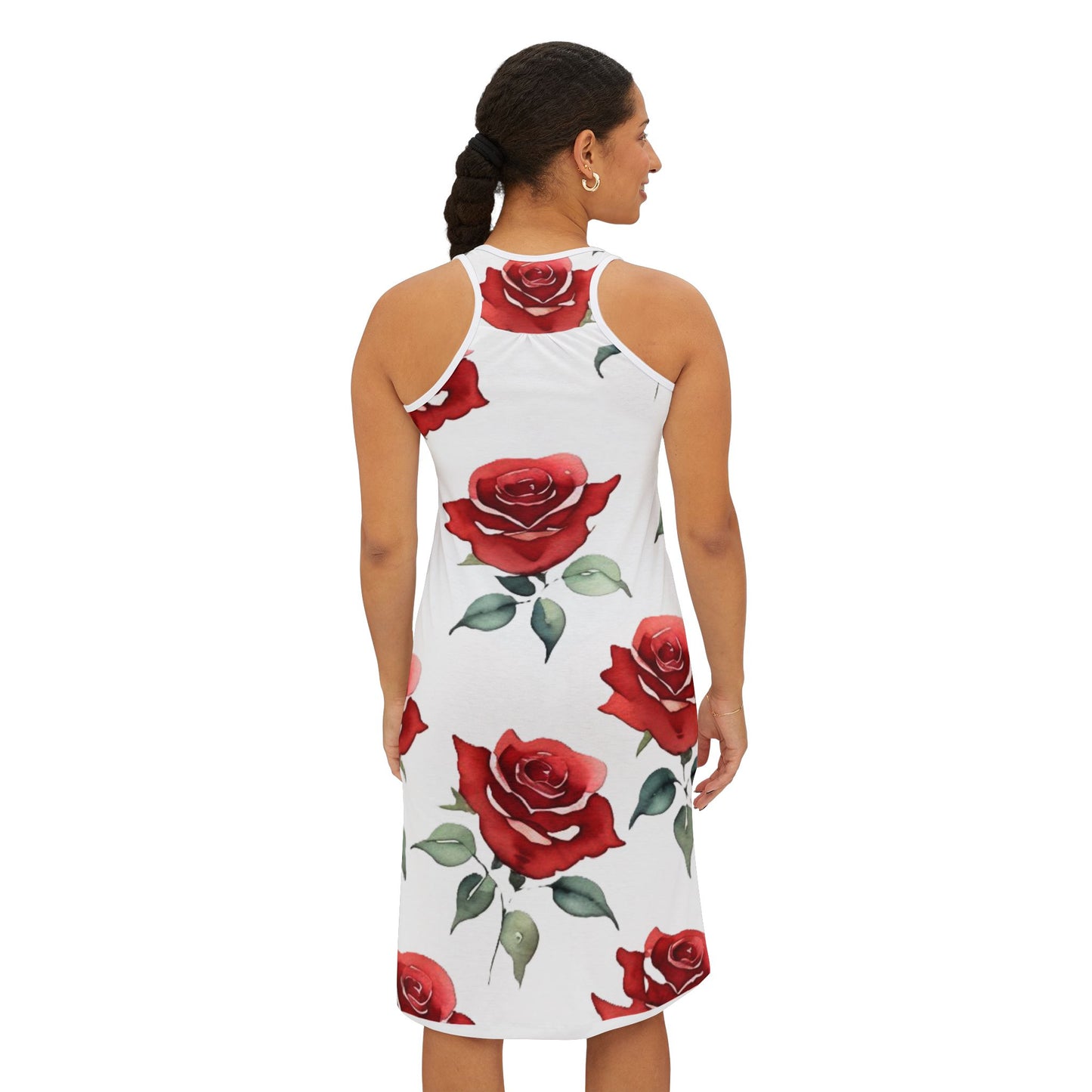 Women's Racerback Dress - Roses