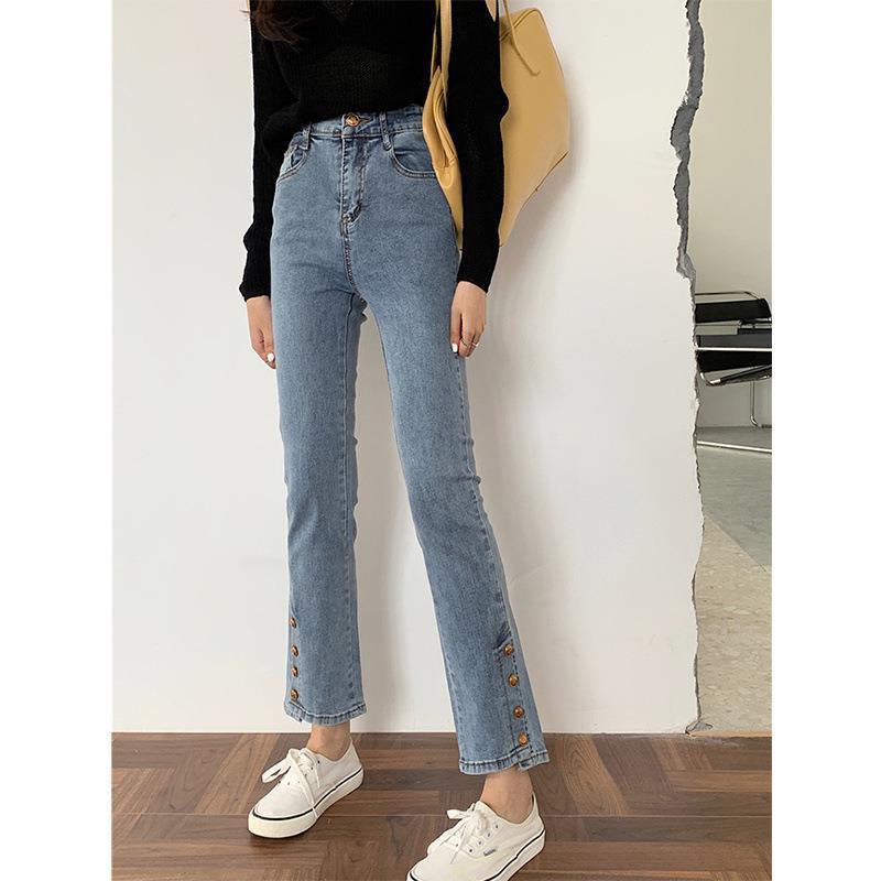 Women's Jeans - High Waist - Slimming - Retro Style - Better Mode