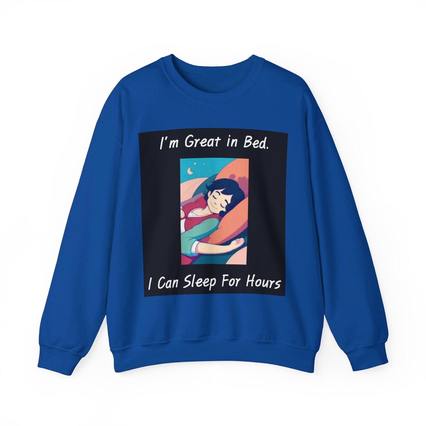 Great In Bed - Unisex Heavy Blend™ Crewneck Sweatshirt