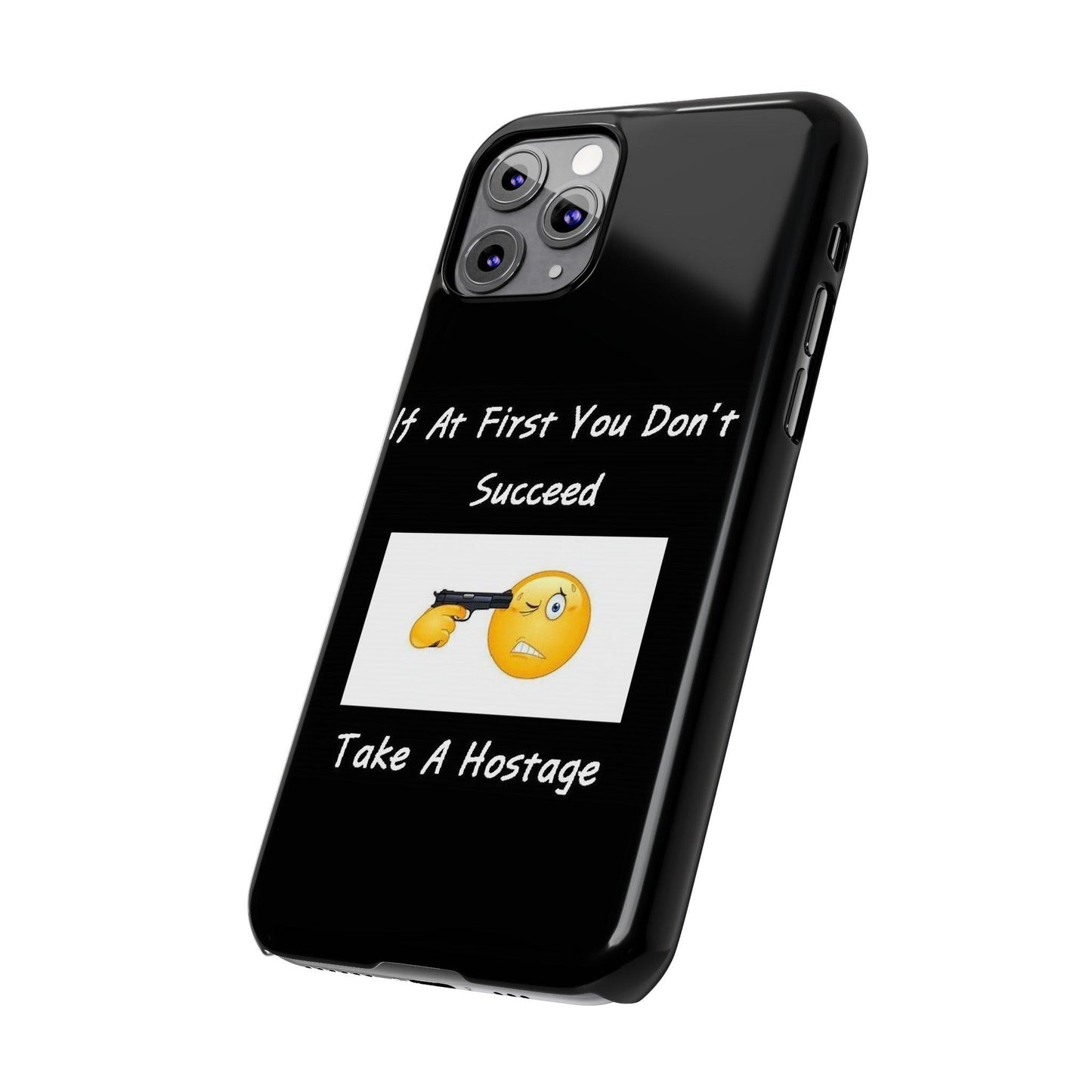 Hostage (Black) - Slim Phone Cases - Better Mode