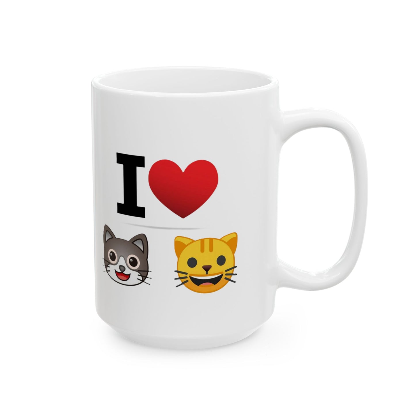 I Heart Cats Ceramic Mug