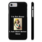 Bossy 1 (Black) - Slim Phone Cases - Better Mode