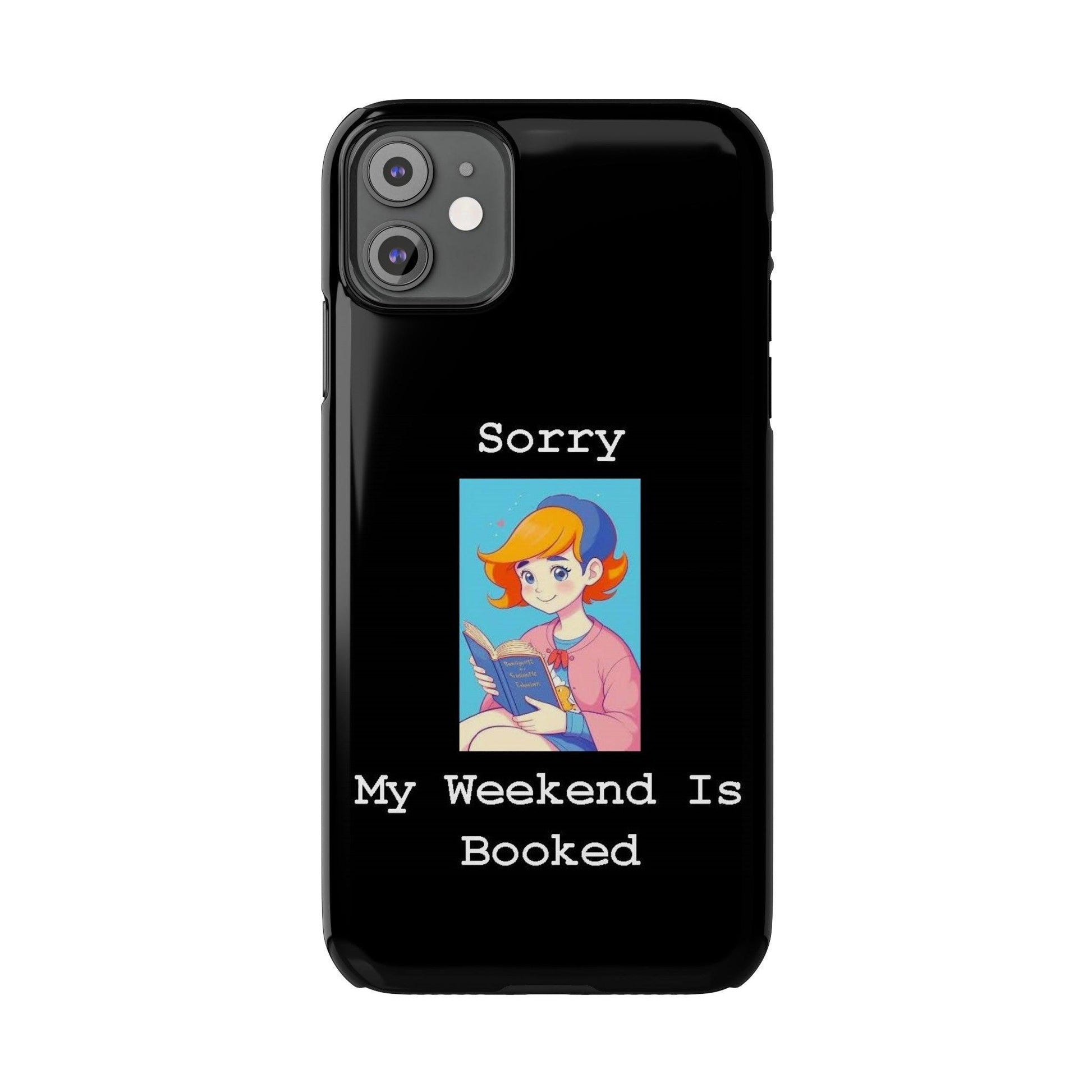 Booked 1 (Black) - Slim Phone Cases - Better Mode