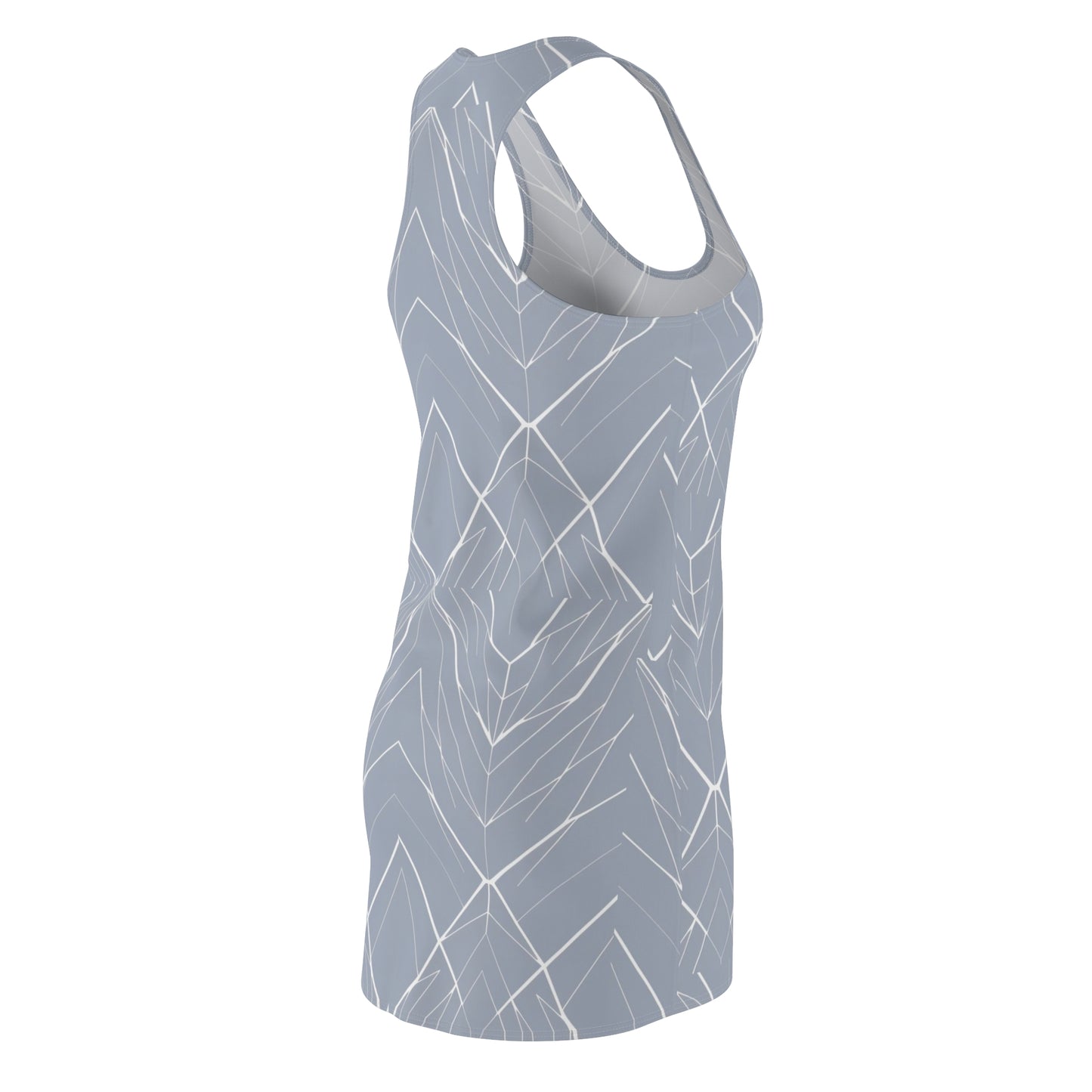 Women's Slate Pattern Cut & Sew Racerback Dress (AOP)