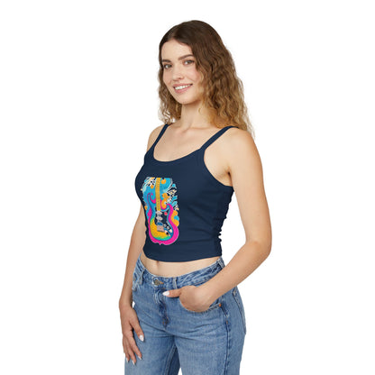 Guitar - Women's Spaghetti Strap Tank Top