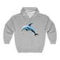 Dolphin 1 - Full Zip Hooded Sweatshirt