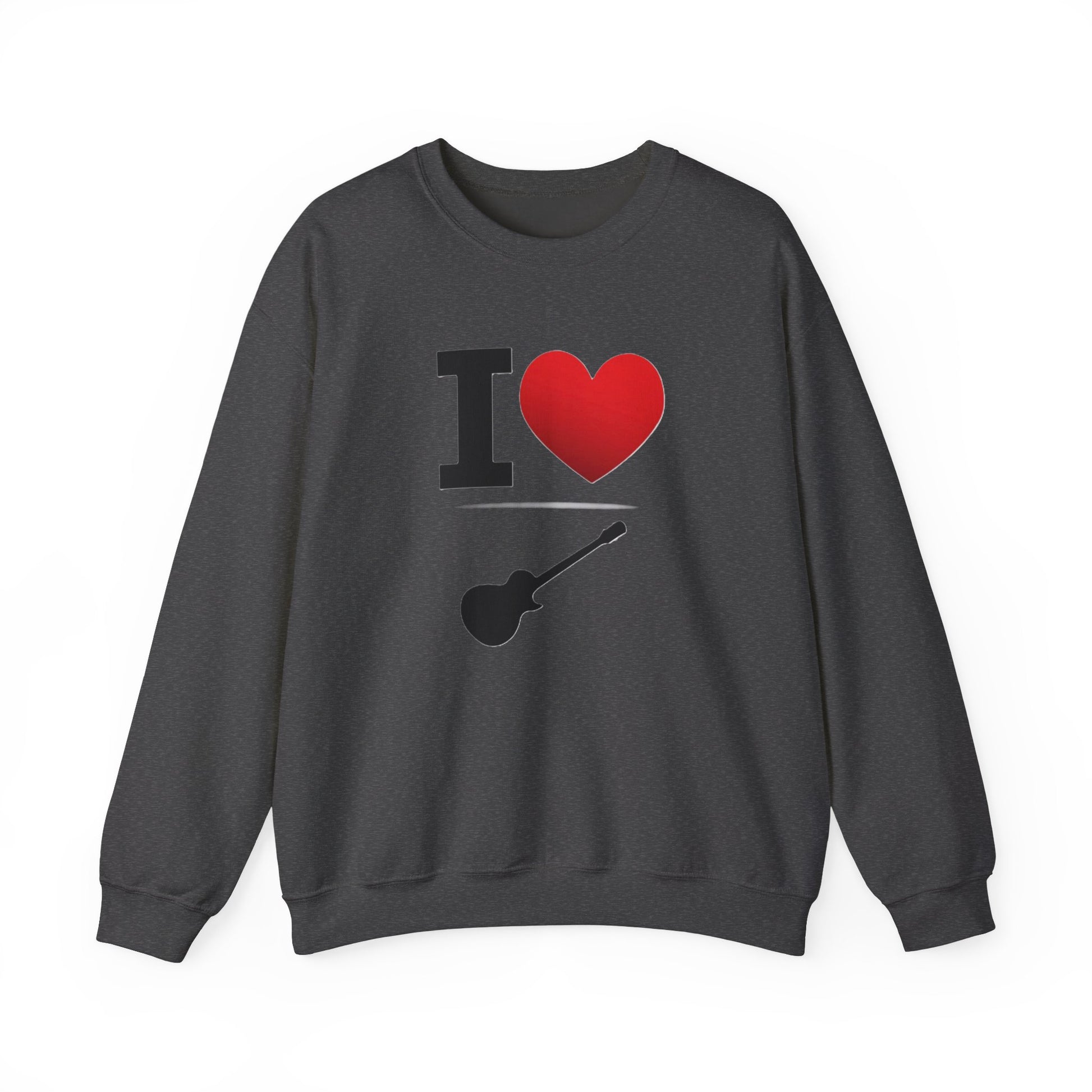 I Heart Guitar - Crewneck Sweatshirt - Better Mode