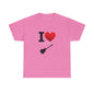 I Heart Guitar - Unisex Heavy Cotton T-Shirt - Better Mode