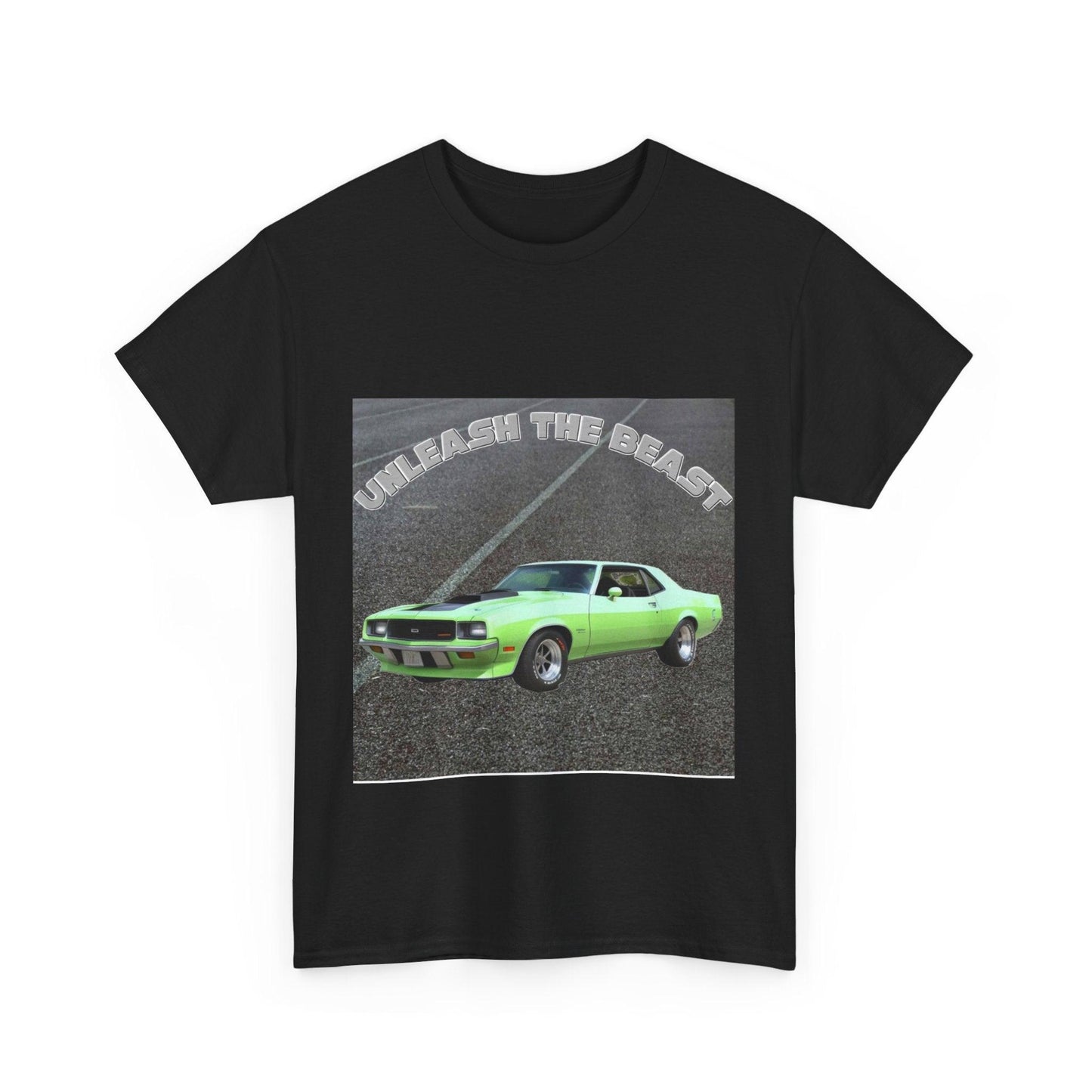 Unleash The Beast Classic Cars 5 - Unisex Heavy Cotton T-Shirt