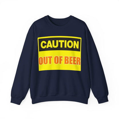 Caution Beer - Unisex Heavy Blend™ Crewneck Sweatshirt