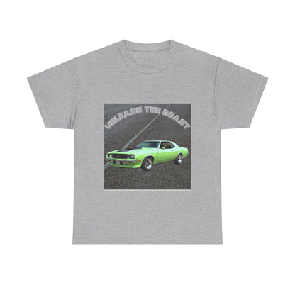 Unleash The Beast Classic Cars 5 - Unisex Heavy Cotton T-Shirt