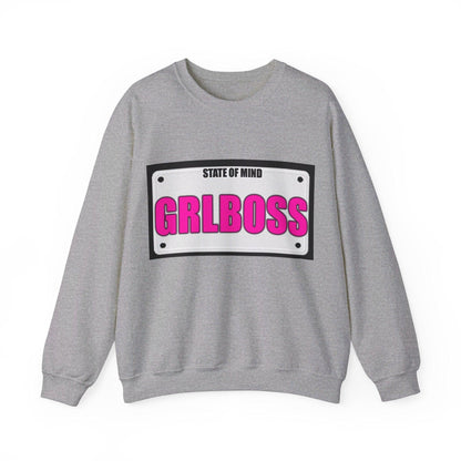 State Of Mind - GRLBOSS - Unisex Heavy Blend™ Crewneck Sweatshirt