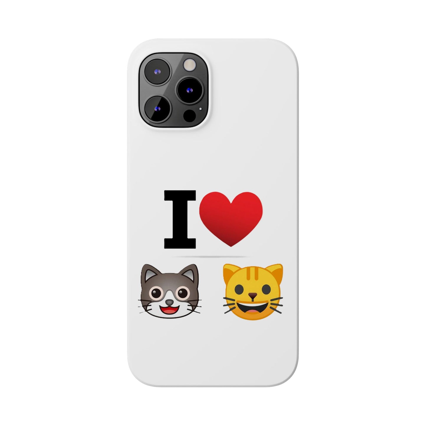 I Heart Cats - Slim Phone Cases