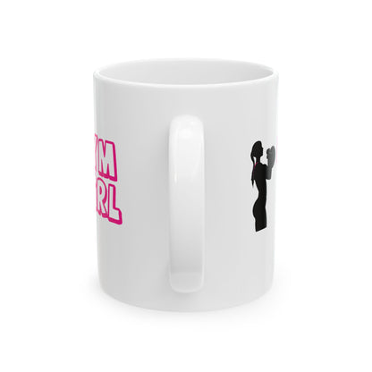 Gym Girl Ceramic Mug