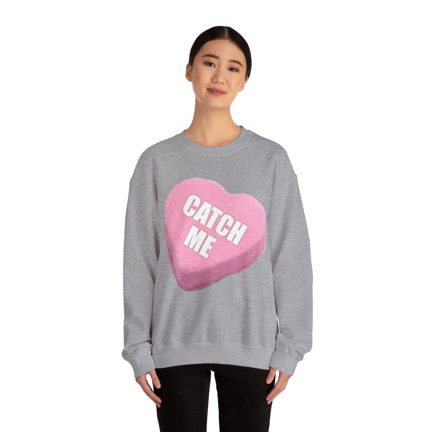 Candy Heart "Catch Me" - Crewneck Sweatshirt - Better Mode