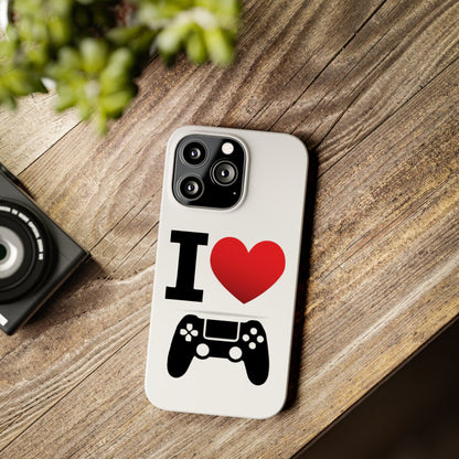 I Heart Gaming - Slim Phone Cases