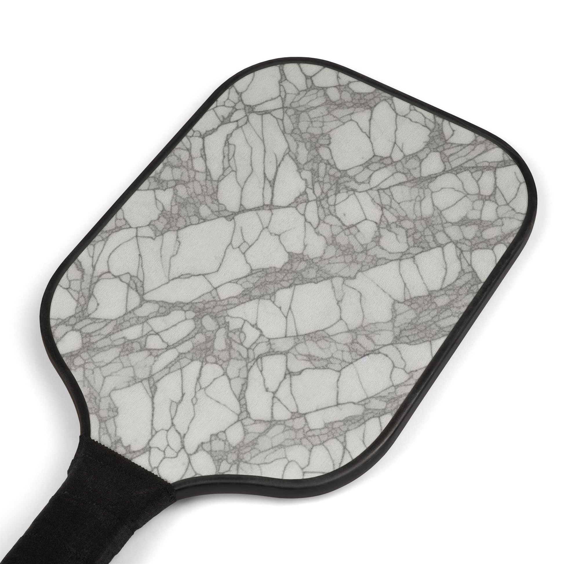 White Marble Pattern - Pickleball Kit - Better Mode