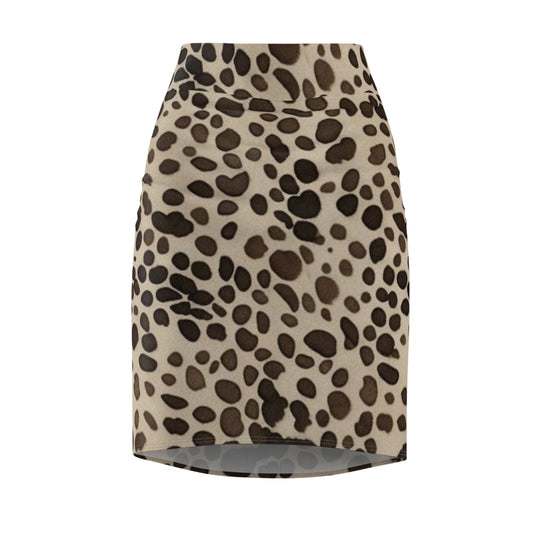 Leopard Print Pencil Skirt