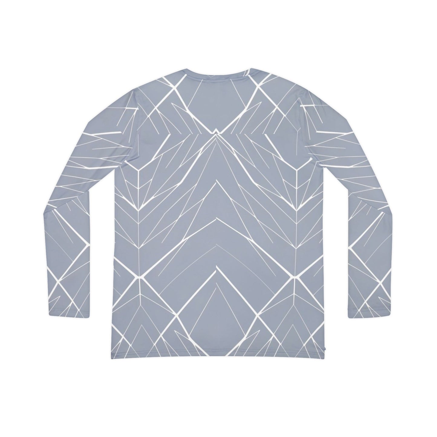 Slate Pattern Long Sleeve V-neck Shirt