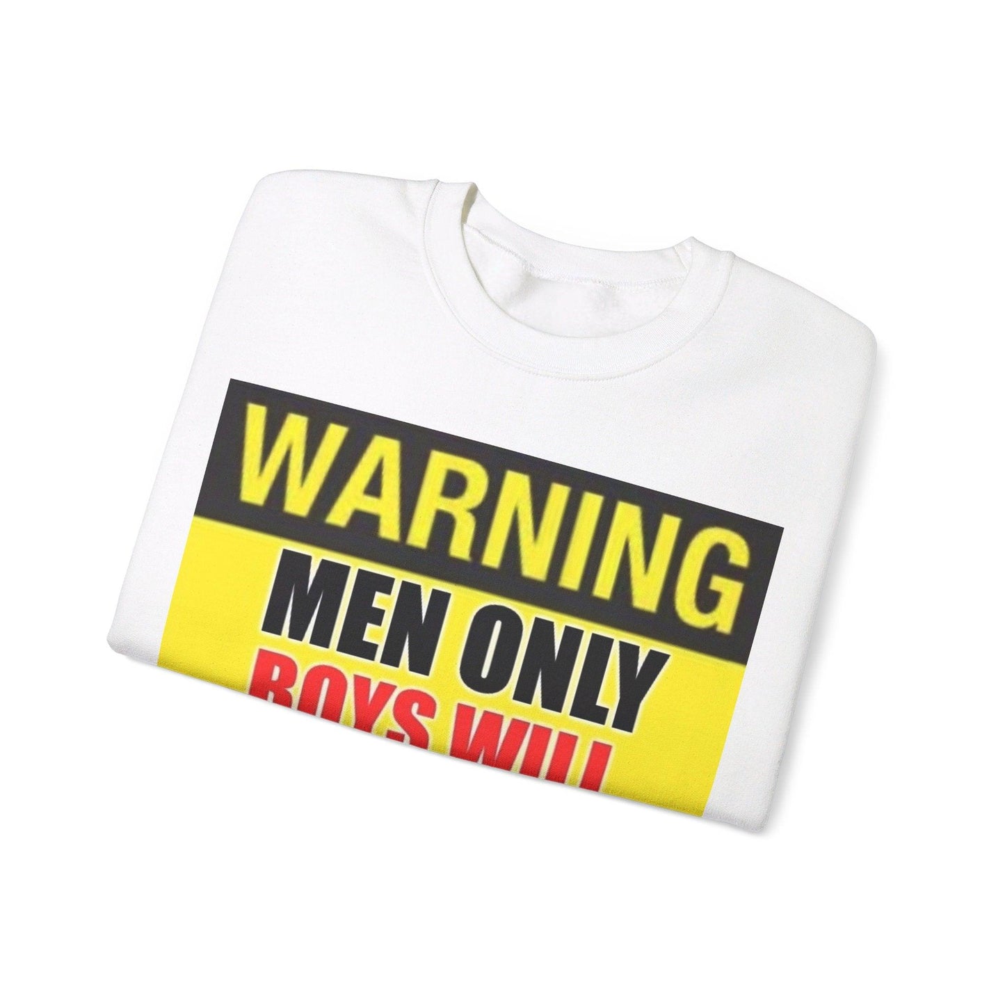 Warning Boys Shot Down - Unisex Heavy Blend™ Crewneck Sweatshirt