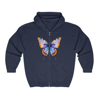 Butterfly 1 - Full Zip Hooded Sweatshirt