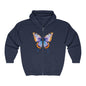 Butterfly 1 - Full Zip Hooded Sweatshirt