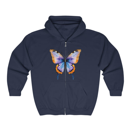 Butterfly 1 - Full Zip Hooded Sweatshirt