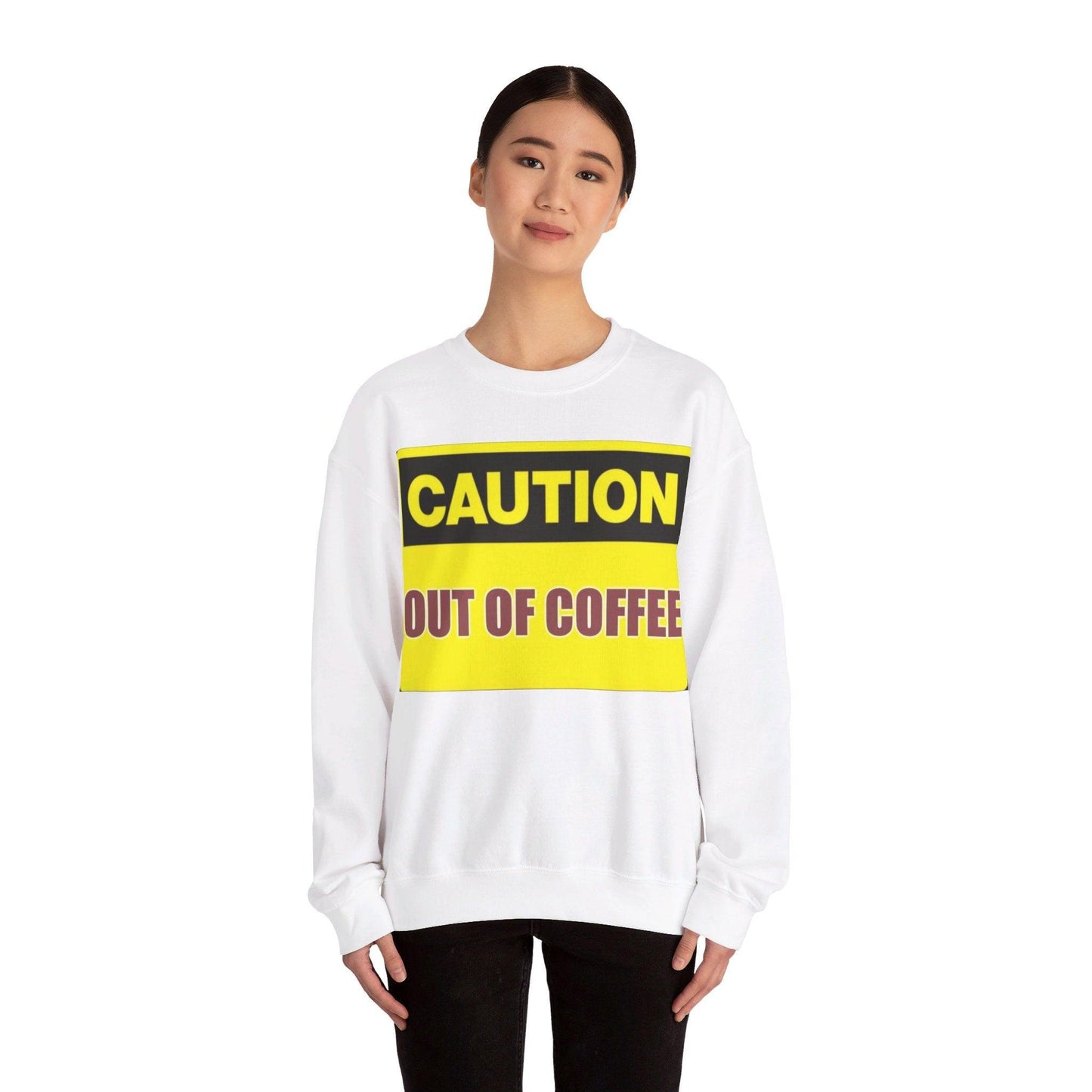 Caution Coffee - Unisex Heavy Blend™ Crewneck Sweatshirt