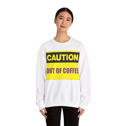 Caution Coffee - Unisex Heavy Blend™ Crewneck Sweatshirt