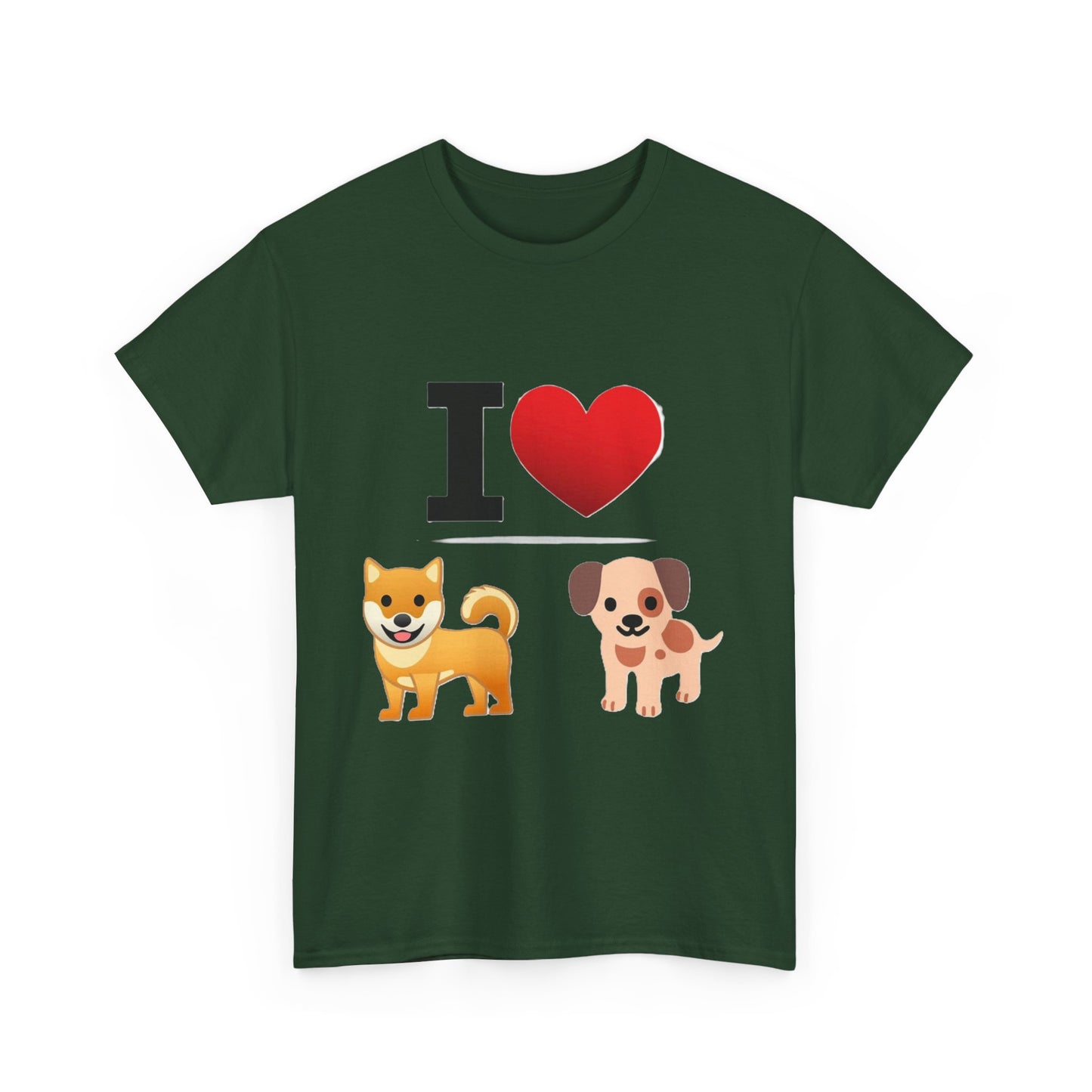 I Heart Dogs - Unisex Heavy Cotton T-Shirt - Better Mode