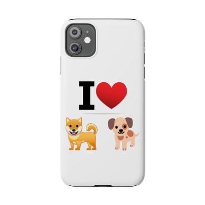 I Heart Dogs - Slim Phone Cases