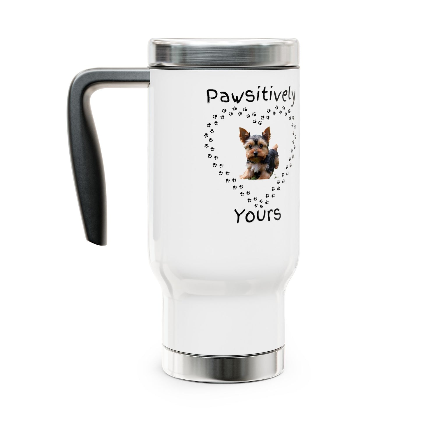 Pawsitively Yours Yorkie Travel Mug