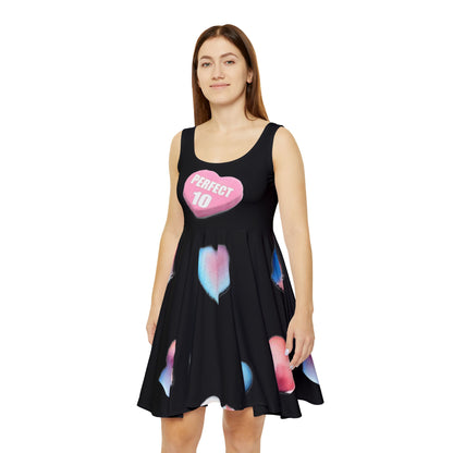 Perfect 10 - Women's Skater Dress (Black)