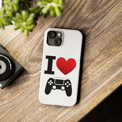 I Heart Gaming - Slim Phone Cases