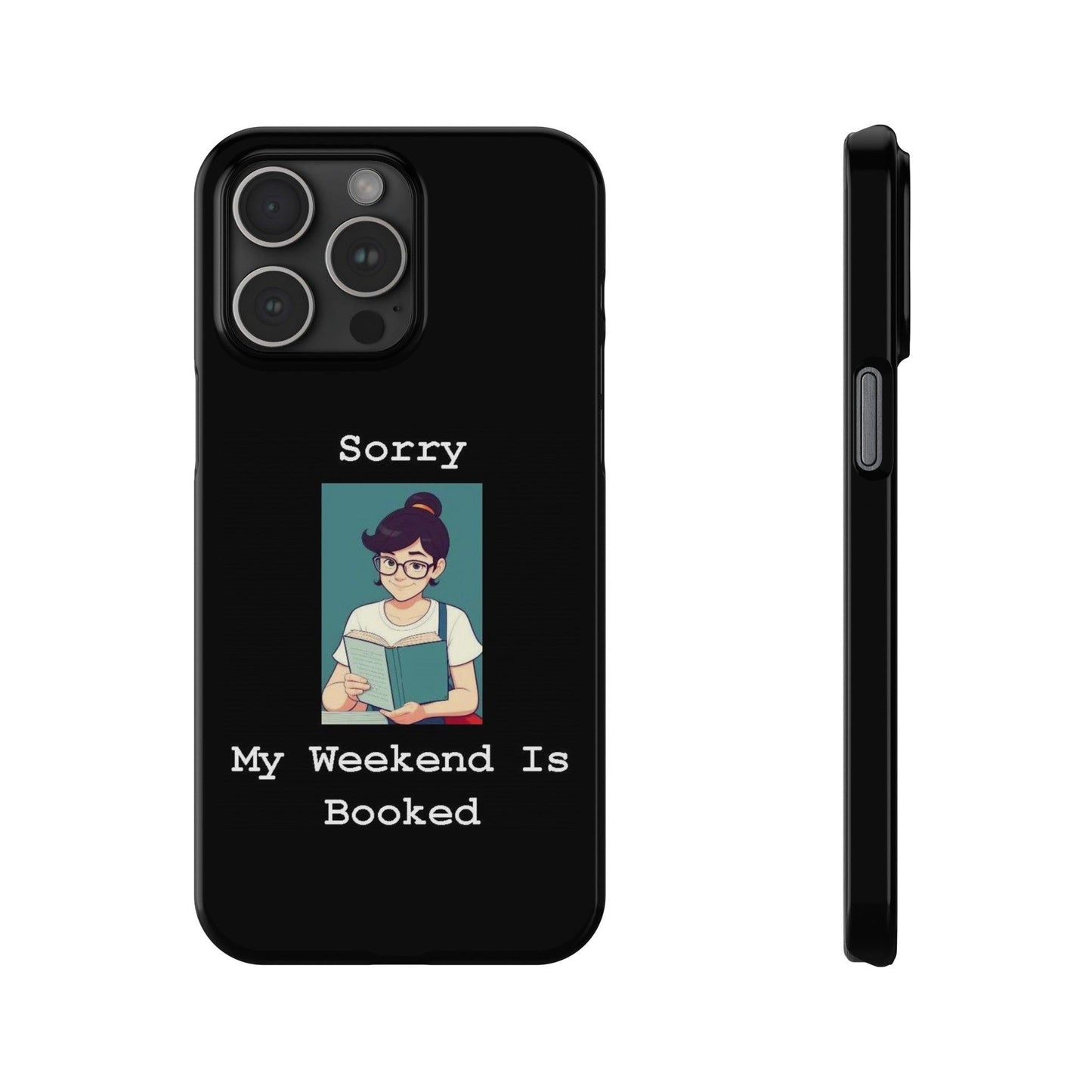 Booked 2 (Black) - Slim Phone Cases - Better Mode