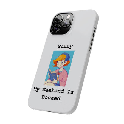 Booked 1 (White) - Slim Phone Cases - Better Mode