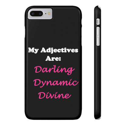 Darling (Black) - Slim Phone Cases - Better Mode