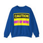 Caution Wine - Unisex Heavy Blend™ Crewneck Sweatshirt