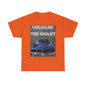 Unleash The Beast Classic Cars Blue Hood - Unisex Heavy Cotton T-Shirt