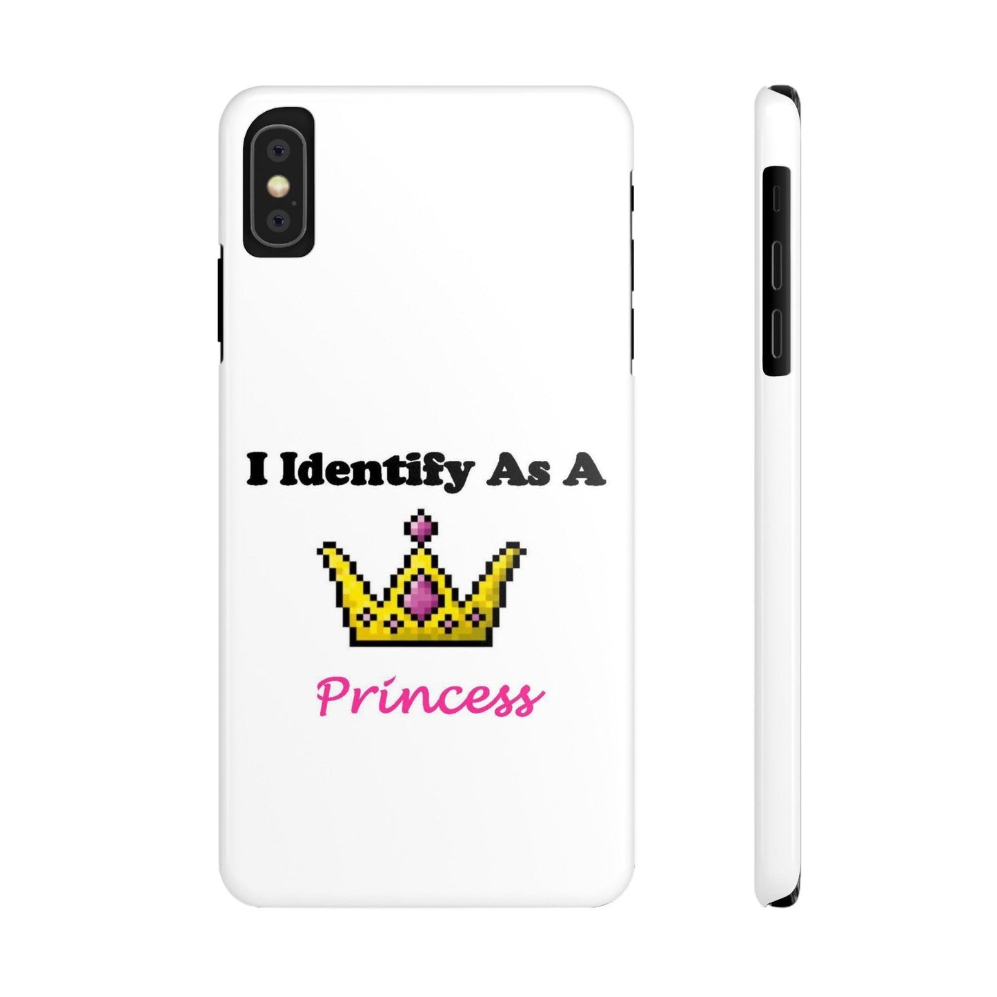 ID Princess (White) - Slim Phone Cases - Better Mode