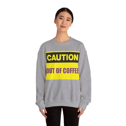 Caution Coffee - Unisex Heavy Blend™ Crewneck Sweatshirt