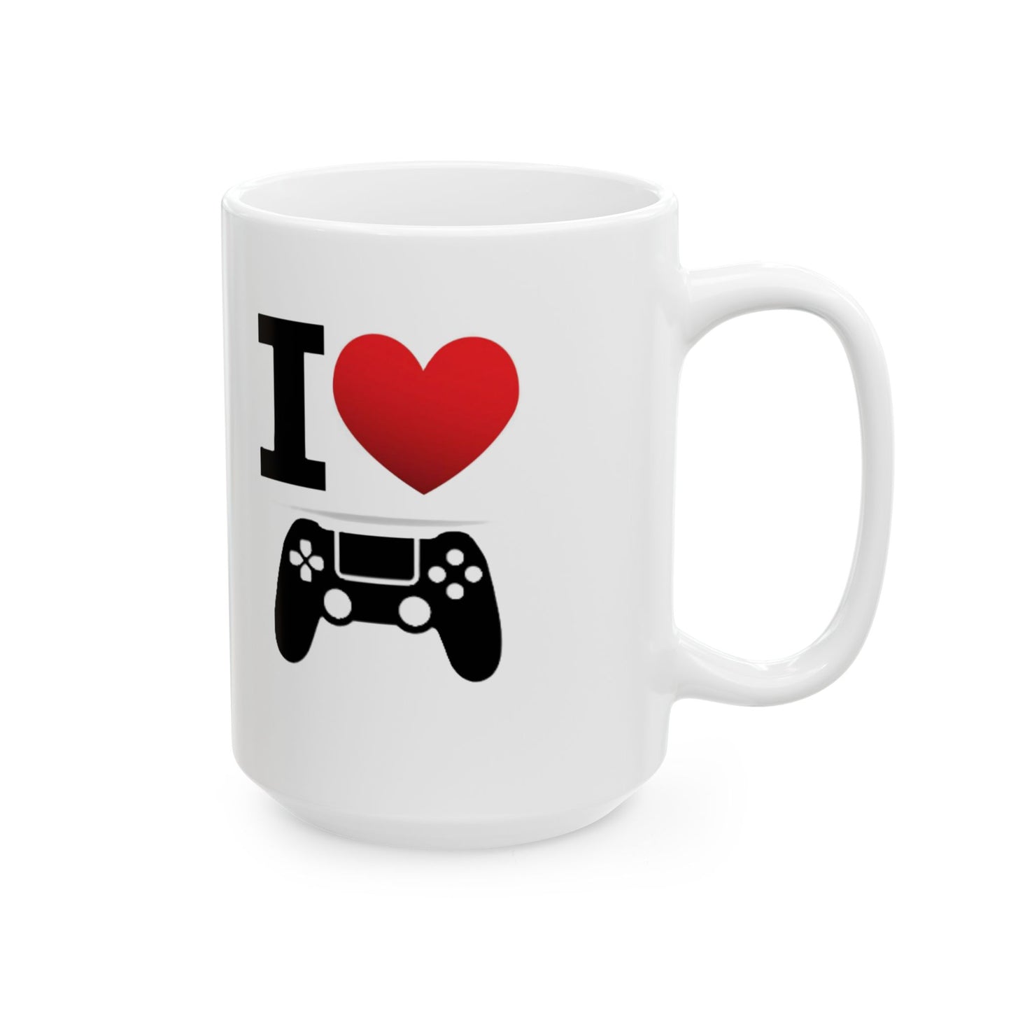 I Heart Gaming - Ceramic Mug, (11oz, 15oz) - Better Mode